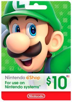Gift Card Nintendo eShop 10 (USA)