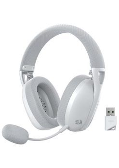 Audífono Gaming REDRAGON Ire Pro H848 - Inalámbrico Blanco/Gris
