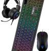 Combo Teclado, Mouse y Audífonos Gaming - GAMDIAS Poseidón E2 ARGB