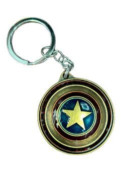 Llavero de Metal - Escudo de Capitán América