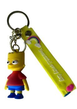 Llavero de Goma - Bart Simpson