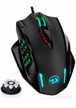 Mouse Gaming REDRAGON Impact M908 RGB - 12.400 DPI (20 Botones)