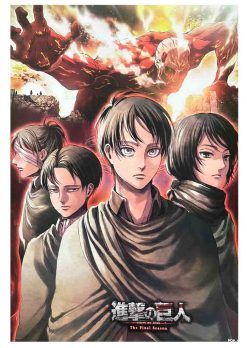 Poster Attack On Titan 30x40CM