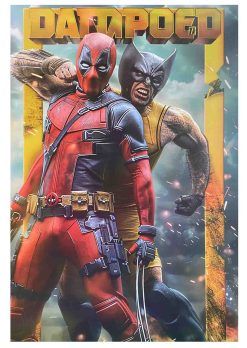 Poster Deadpool y Wolverine 30x40CM